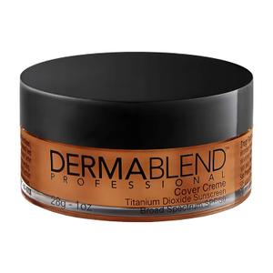 Dermablend Cover Crme Full Coverage Foundation Makeup, Hydrating Cream Concealer for Dark Circles and Blemishes, Maximum Coverage with Mineral Sunscreen SPF 30, 1 OZ (60N Caf Brown: For tan skin with neutral undertones)