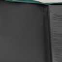 9 Pocket Zipper Card Binder, Fabmaker 360 Trading Card Holder Book, Premium PU Cover Zip Binder for Cards, Durable Side Loading Card Folders Album for MTG, TCG, Game Cards, Sports Cards, Dark Green (9 Pocket - 13.9" x 10.5")