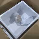 Enbol White Undermount Kitchen Sink -24 inch Undermount Porcelain Kitchen Sink Single Bowl Kitchen Sinks with Strainer PU2318