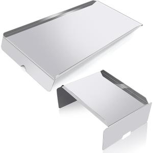 Hiorucet BCA012 Heat Baffle Diffuser & BAC006 Drip Pan for Traeger Pro Series 34, Tex Elite, Texas Elite 34, Eastwood 34, Texas Pro, BCA-012 Heat Deflector, BAC-006 Drip Tray for Traeger Grill Parts