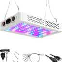 Beelux 1000w LED Grow Light for Indoor Plants Full Spectrum, Upgrade Dual Chips and Dual Switch Plant Grow Lights for Seed Starting Veg and Flower Greenhouse (Actual Power 100W=1000W HPS)