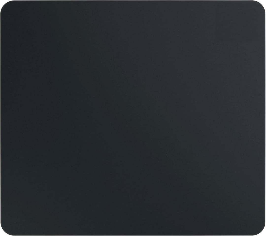 Tempered Glass Gaming Mouse Pad - Medium 3003503mm (Obsidian Black) Thin Large Hard Mat, No - Slip Base for High - DPI Precision, Scratch - Resistant Smooth Surface, FPS/MOBA/Office Use