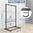 WALMANN Freestanding Bike Stand for Garage, 4 Bikes Vertical Bike Storage Stand Heavy Duty Bike Floor Stand
