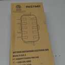 RESTMO Outdoor Electrical Box, IP54 Weatherproof Extension Cord Cover with 6 Cable Entry Ports, Waterproof Connection Box Protect Power Strip, Timer, Plug, Holiday Lights, (11.5x5.2x4 inch), Black