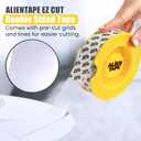Alien Tape EZ Cut Easy Cut Double-Sided Mounting Tape, 10ft - Pre-Cut Grids for Hassle-Free Cutting, Strong Adhesive, Multi-Surface Use, No Scissors Needed, Perfect for Home & Office Projects
