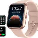 Smart Watch for Women Android & iPhone, Alexa Built-in, 1.8" Touch Screen Fitness Tracker with Answer/Make Calls, IP68 Waterproof Heart Rate/Sleep/SpO2 Monitor, Pedometer, 100+ Sport Modes (Pink)