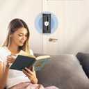 5 x Industrial Black Child Locks for Door (3 Pack) Maximum Home Security Door Reinforcement Lock for Front Door & Kids Safety, Premium Aluminum Construction Finish Withstands 800lbs Force