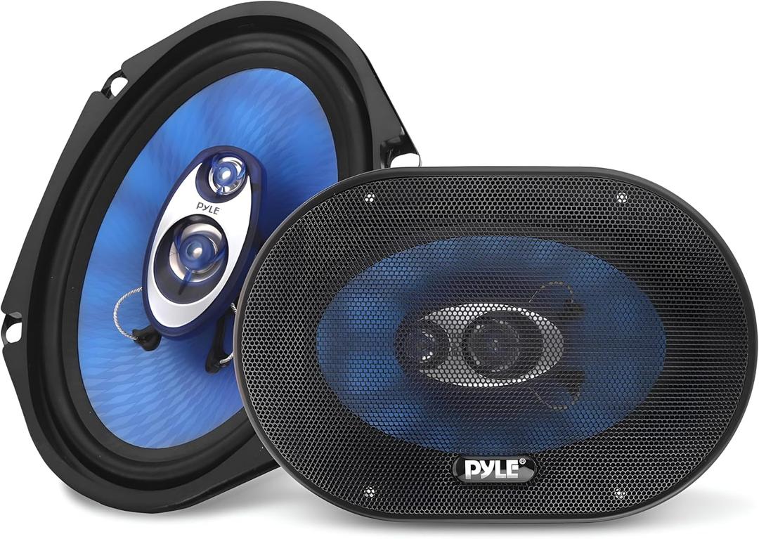 Pyle 6''x 9'' 400 Watt Four-Way Speakers (Pair) PL6984BL