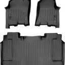 MAXLINER Custom Fit Floor Mats 2 Row Liner Set for 2019-2024 Ram 1500