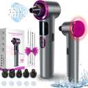 Blackhead Removers Pore Vacuum with Heating，5 Suction Heads & 3 Adjustable Suction Levels 9 Modes，for Nose & Face Deep Pore Cleansing