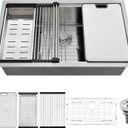 WHaor 30 Inch Undermount Kitchen Sink, 30"L x 19"W x 10"D