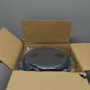 Flavehc Bread Oven Cast Iron Bread Dutch Oven with Cloche Lid for Bread Baking Darkcyan Enameled Cast Iron Bread Oven with Dome Lid for Sourdough, 9.8 Inches