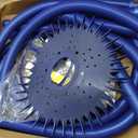 VINGLI Pool Vacuum Cleaner Automatic Sweeper Swimming Pool Creepy Crawler Vacuum with 33FT Hoses (Navy Blue&White)