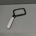 Folding Handheld Magnifying Glass with Light, 3X Large Rectangle Reading Magnifier with Dimmable LED for Macular Degeneration Seniors Reading Inspection Coins Jewelry