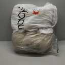 Downluxe Chair Cushions for Dining Chairs 2 Pack, Tufted Indoor Chair Pads with Non-Slip Bottom, U-Shaped Kitchen Chair Cushions, 17"x17"x4", Khaki