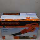 BLACK+DECKER Electric Leaf Blower, Handheld Blowers for Lawn Care, Lightweight, 180 MPH 7-Amp (LB700)