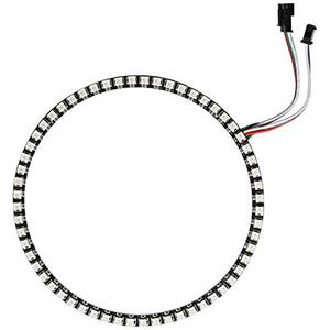 60 LEDs WS2812B 5050 RGB LED Ring Lamp Light Individually Addressable Full Dream Color DC5V with Mini Controller