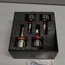 SEALIGHT 9005 H11 Bulbs Combo, 92000LM 800% Brightness 9005/ HB3 High H11 High Low Beam Bulbs, 6000K Cool White with Silent Fan, IP68, 360° Adjustable, L2 Powersports Headlight Bulbs, Pack of 4