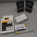 BESTTEN 2 Pack Dimmer Light Switch, Universal Lighting Control, Single Pole or 3 Way, Compatible with LED Dimmable Lamp, CFL, Incandescent, Halogen Bulb, Decorator Wallplate Included, UL Listed, White (Standard)