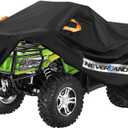 NEVERLAND ATV Cover Oxford Cloth Heavy,Compatible with Polaris Sportsman Yamaha Grizzly Honda FourTrax Kawasaki KFX Wheel Car with Air Vents Reflective Strips and Buckle Straps Length up to 78 inches