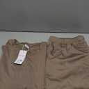 XIEERDUO Summer Outfits for Women Two Piece Lounge Brown 3XL