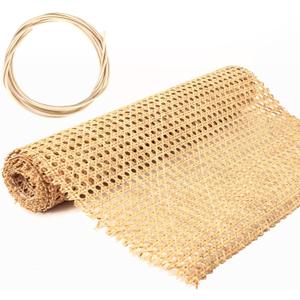 18" Width Cane Webbing Rattan Webbing 3.3Ft Natural Rattan Caning Material for Cabinet,Chair,Dresser, Furnitur,with 3/7.5" Groove Chair Caning