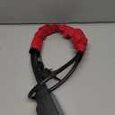 Tevlaphee Steering Wheel Lock Seat Belt Lock Universal Anti Theft Car Device Car Lock Car Theft Prevention with 3 Keys for Car Security Fit Most Vehicles Truck SUV Van (Red)