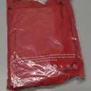 Missufe Ruched Bodycon Sheath Casual Dress Women's Short Sleeve Kneed Length Fitted T Shirt Sundress (RED, X-Large)