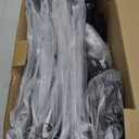 Storage Shelves - 5 Tier Shelf Organizer, Heavy Duty Garage Shelving Unit with Leveling Feet, Stable Metal Shelves Organizer for Pantry, Kitchen and Closet, 33.0" W x 12.6" D x 72.0" H, Black