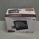 10.1 inch Single Din Touchscreen Car Stereo with Carplay Android Auto,1080P IPS Detachable Touch Screen,Bluetooth,12LED IP69k Backup Camera,FM Radio GPS,USB/AUX,Mirror Link,SWC