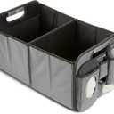 Munchkin Brica Out-n-About Trunk and Car Organizer with Diaper Changing Station, Collapsible, Grey