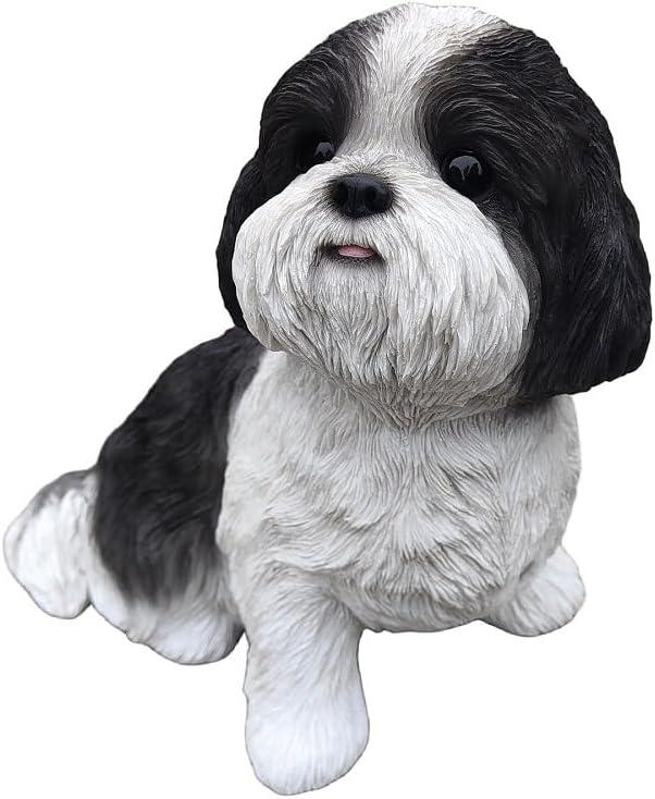 Monochrome Elegance: Shizu Polyresin Figurine in Black and White