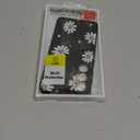 LEECG for Samsung Galaxy S26 Case, Slim Thin Soft Touch Flowers Pattern Design Phone Cover for Galaxy S26 6.3 inch, Daisy Black