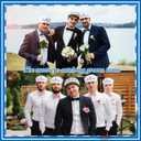 JaGely 7 Pcs Bachelor Party Favors Accessories Include 1 Captain Groom Hat and 6 Groom Sailor Hat Bachelor Party Decorations