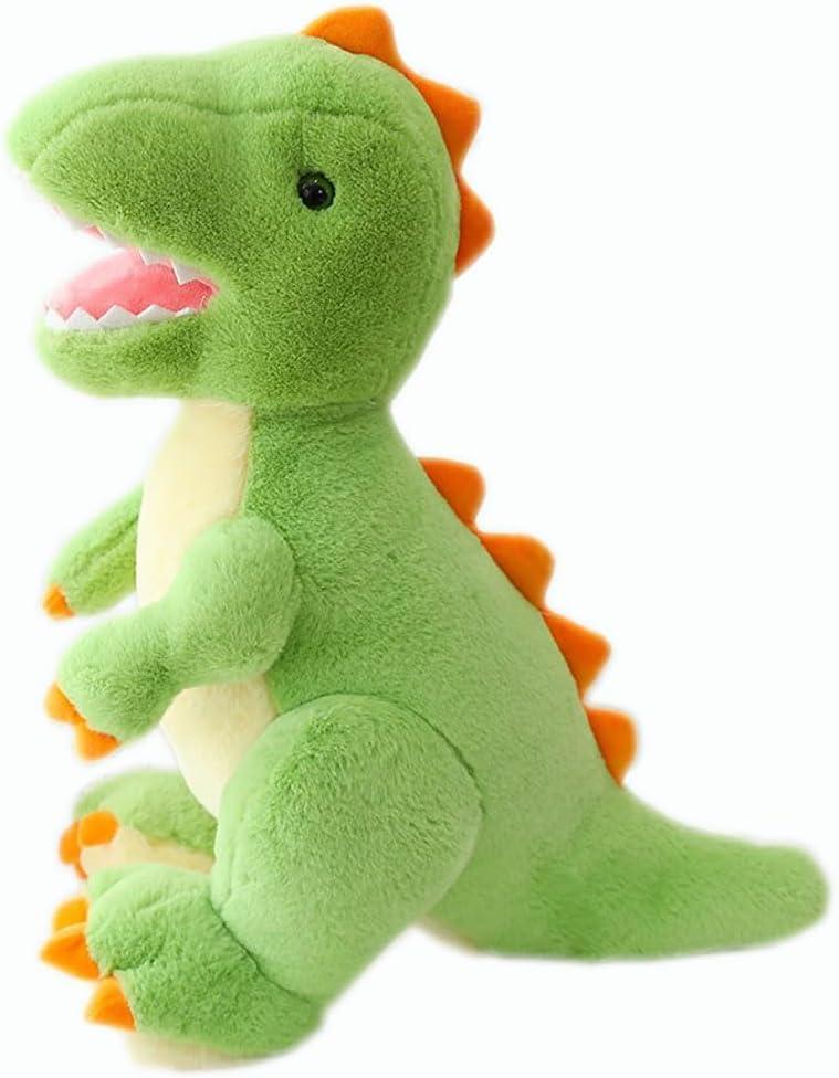 Dinosaur Stuffed Animal Cute Dinosaur Plush Tyrannosaurus Toy 9.8 inch for Girls Boys (Kaizuilong lvse)