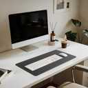 Jotsome Leather Desk Pad Mat, Non-Slip Desk Blotter Pad - Desk Protector for Office, Home, Laptop, and Desktop