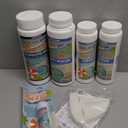 LeisureQuip Pool & Spa Balancers pH Decreaser 4 Pack with ScumBoat and Hot Tub Care Ebook - Balancing Chemicals for Hot Tubs, Above Ground Pools, & Spas