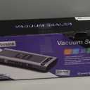 90KPa Portable Vacuum Sealer Machine for Food, One-Touch Open Lid, Detachable & Easy to Clean, Vertical Placement Saves Space, Powerful Suction for Freezer Bags & Food Storage