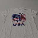 Womens Volleyball USA Support the Team T-Shirt (Small)