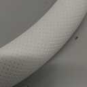 frani Nappa Leather Steering Wheel Cover, Universal 15 Inch Premium Non-Slip Steering Wheel Cover White