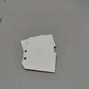 Marsui 15 Pcs Sublimation Ornament Blanks MDF DIY Personalized Sublimation Blank Pendants Bulk Hanging Tree Tags Crafts for Halloween Fall Xmas Party Decoration Name Holiday Tag (2.95 x 1.85 Inch)