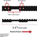 Gotical Picatinny Rail Mount for Savage Rascal Rifles with Ejection Port Cut-Out