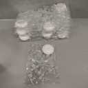 12 Pack Christmas Window Lights Decorations with Timer, Battery Powered Christmas Hanging White Lighted Snowflake Shaped LED Sucker for Xmas Lamp Tree Fireplace Indoor Decor