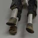 VEVOR Impact Sprinkler on Tripod Base, Heavy Duty Tripod Sprinklers with Brass Head & 3/4" Connector, 360 Degree Large Area Coverage Irrigation Sprinkler, Adjustable Heights, for Yard Gray (50")