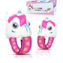 Unicorn Walkie Talkies for Kids, 2 Pack Camping Unicorn Outdoor Toys for Girls Age 3-12 Year Old, 3 Channel Toy Birthday Gifts Easter Halloween Christmas Stocking Stuffers