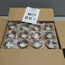 Adetu 2 Inch 5CCT Anti-Glare LED Recessed Ceiling Light with Junction Box, 2700K/3000K/4000K/5000K Selectable, CRI90+, 8W, 840LM, Dimmable Canless Water Downlight-ETL&FCC (Bronze, 12 Pack)