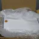 MOPALL 2 Pack Bathroom Trash Can with Lid, 3.6Gal + 2.4Gal Garbage Can with Pop-Up Lid, Small Trash Can Dog Proof, Slim Trash Bin Waste Basket for Toilet, Office, Bedroom, Living Room, Kitchen (White)