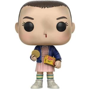 POP Eleven with Eggos: Funko x Stranger Things Vinyl Figure with Free Protector!