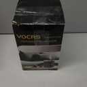 Small Portable Space Heater for Indoor Use - VOCRS 1500W PTC Electric Heater with Thermostat, Remote Control, 12H Timer, Eco and Fan Mode, Rapid and Safe Heating for Bedroom, Office