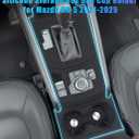 for 2025 Mazda CX5/CX-5Accessories 2017 2018 2019 2020 2021 2022 2023 2024 Car Cup Holder Inserts Center Console Tray Replacement Silicone Mat Pad Drink Holder Storage Organizer